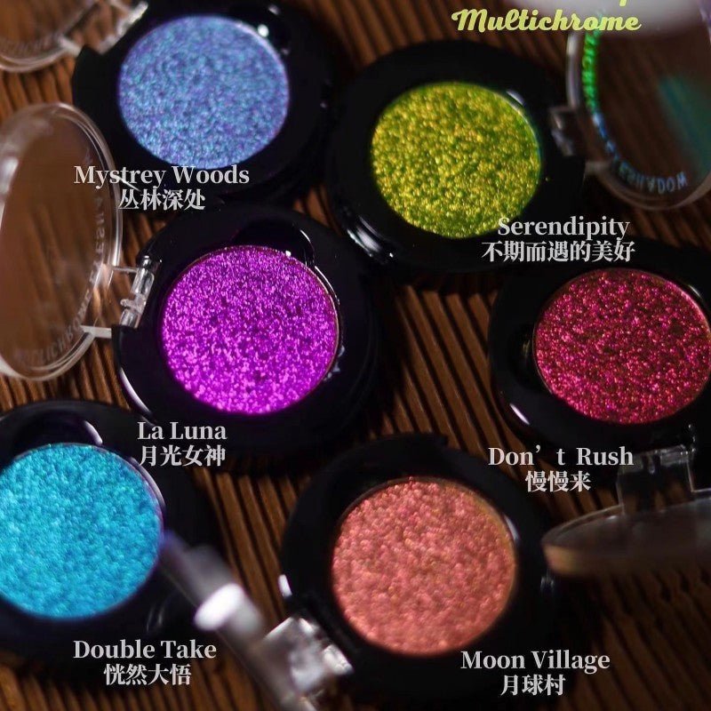 Pigmented Pressed Multichrome Chameleon Eyeshadow