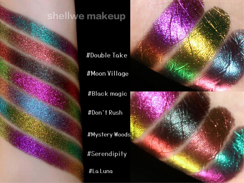 Pigmented Pressed Multichrome Chameleon Eyeshadow