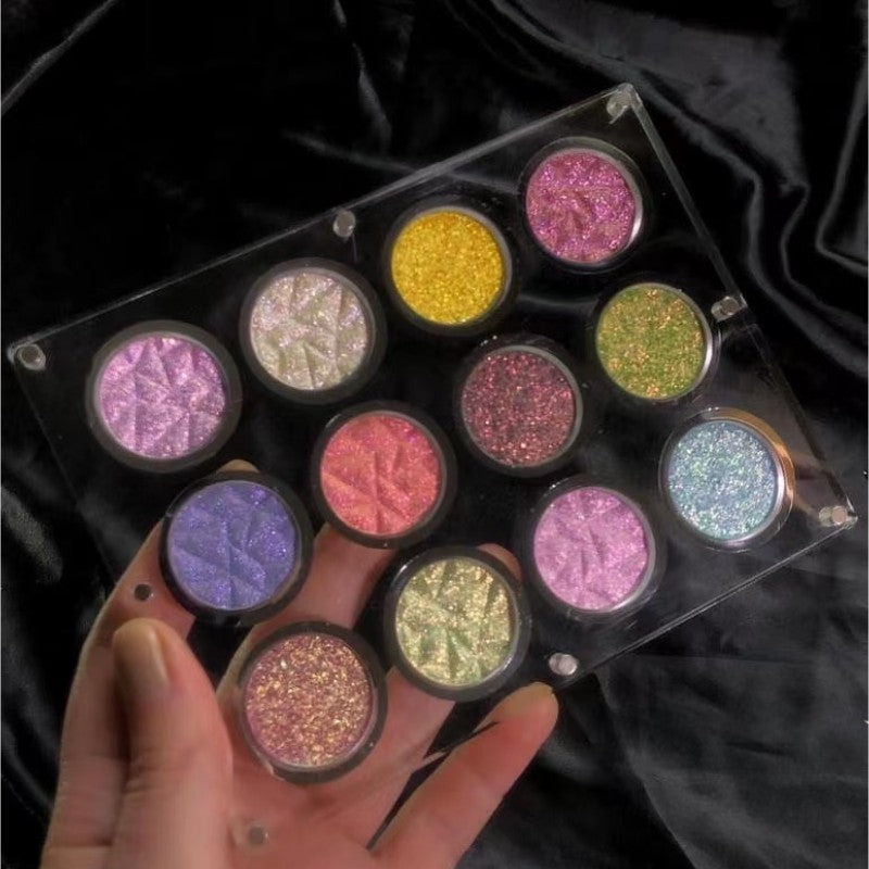 Stray Birds Pressed Flakes Eyeshadow  Acryalic Palette 1g