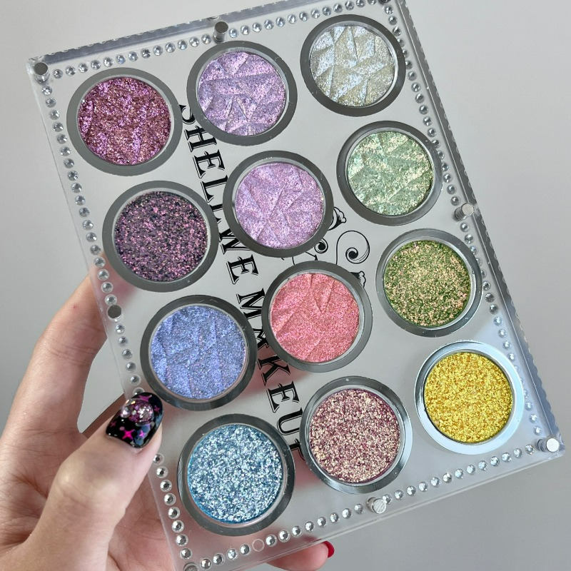 【low stock】Stray Birds Pressed Flakes Eyeshadow Acryalic Palette 1g