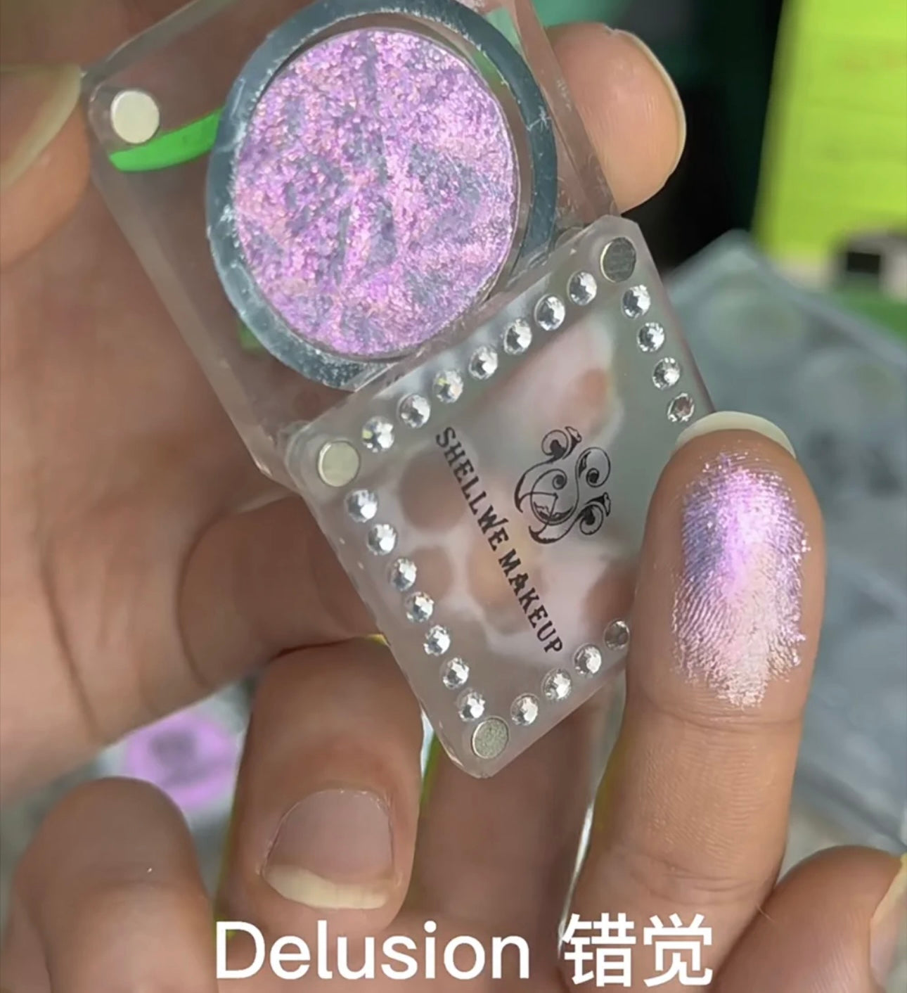 【low stock】Stray Birds Pressed Flakes Eyeshadow Acryalic Palette 1g