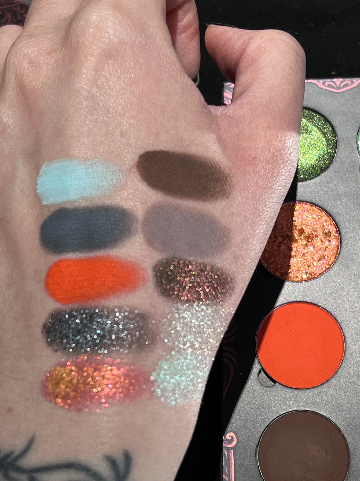 Shellwe Makeup x Ghoul Nocturnal Flame Collection