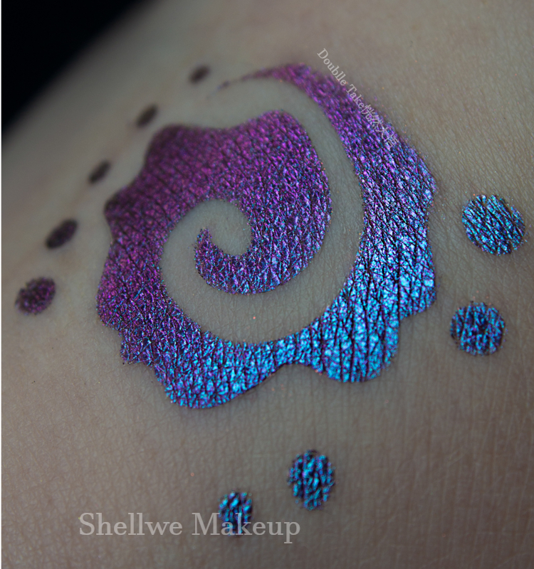 Shellwe Makeup Pressed Multichrome Eyeshadow Color shifting Chameleon  Eyeshadow Indie makeup brand