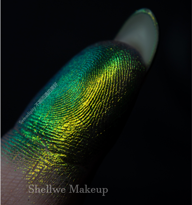 Shellwe Makeup Pressed Multichrome Eyeshadow Color shifting Chameleon  Eyeshadow Indie makeup brand